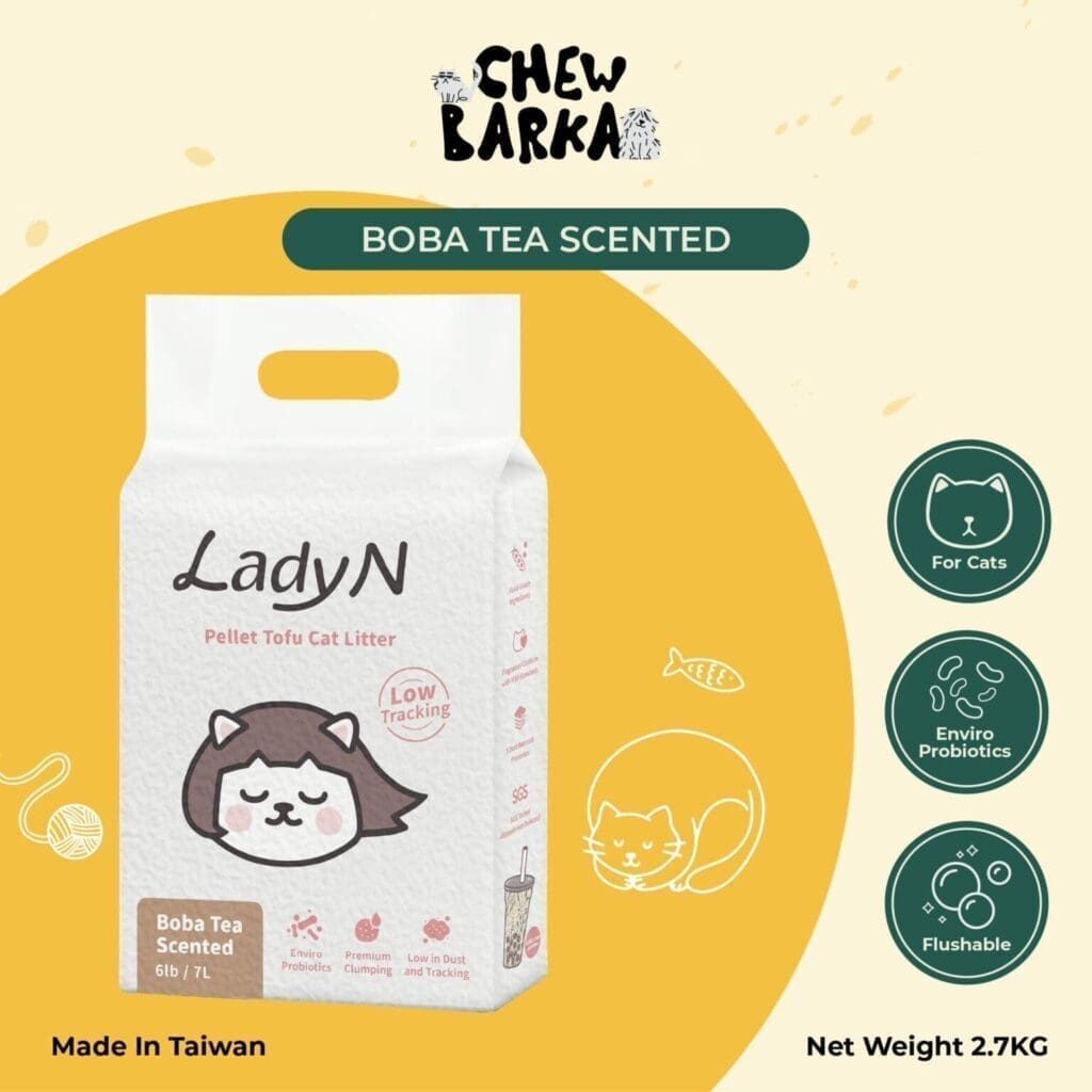 Lady N Pellet Tofu Cat Litter (7L/2.7kg) - Boba Scented - Image 10