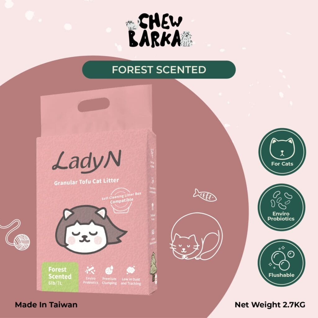 Lady N Granular Tofu Cat Litter (7L/2.7kg) -  Forest Scented - Image 11