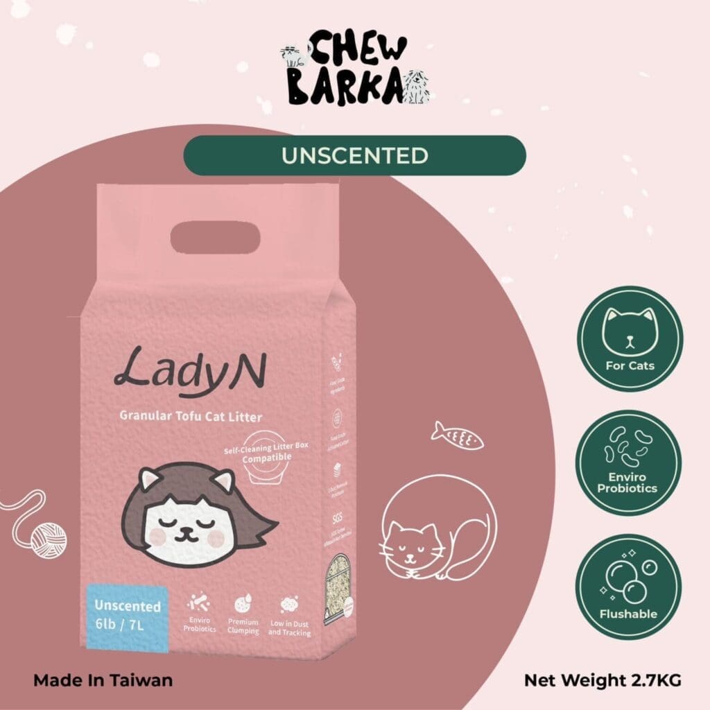 Lady N Granular Tofu Cat Litter (7L/2.7kg) -  Unscented - Image 11