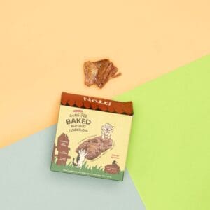 Notti Treats for Cats & Dogs | Ready to eat | Grass-fed Baked Buffalo Tenderloin - 80g [Chewbarka]