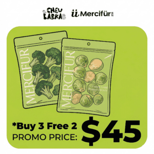 [PET EXPO] Mercifür Freeze-Dried Pet Treats Buy 3 Free 2 $45