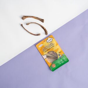 aTwoValley Air-Dried Dog Treat - Beef Veal Rib Bone | From New Zealand | 50g (Sub)