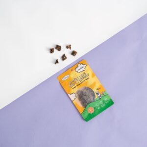 aTwoValley Air-Dried Dog Treat - Beef Veal Tongue | From New Zealand | 50g