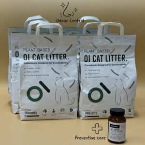 OI Cat Litter + Mercifur Supplement (1 Bottle) Bundle