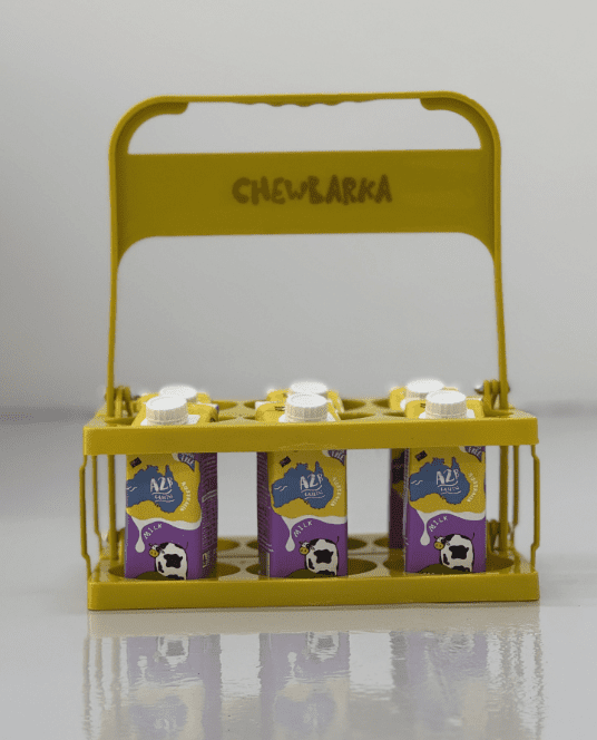 aTwoValley Pet Milk Carrier Yellow [Chewbarka]